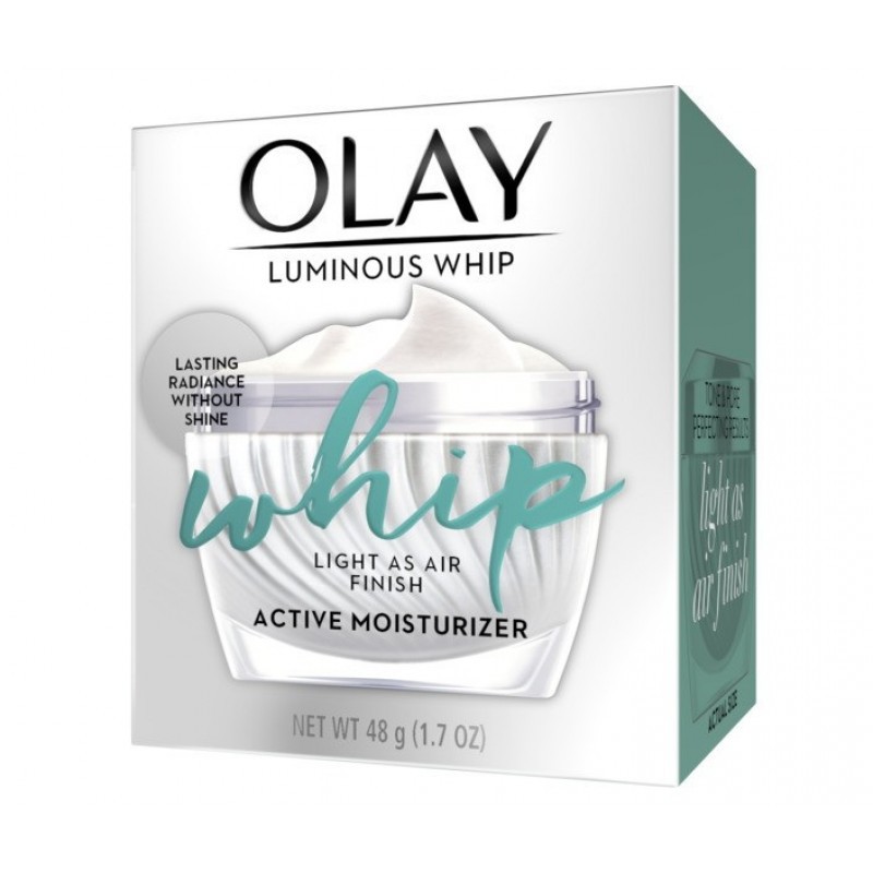 [Hàng Auth_Mỹ_Bao Đổi Trả] Kem OLAY LUMINOUS WHIP ACTIVE MOISTURIZER Chống Lão Hóa, Mờ Nám, Tàn Nhang, Đều Màu- 48g