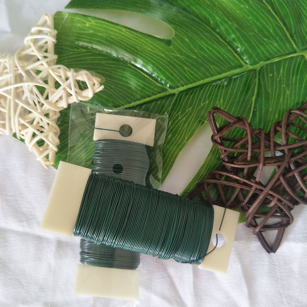 Cuộn Dây Gai Nhựa Phủ Lá Làm Hoa Trang Trí Giáng Sinh 38 Yards DIY|Dây Thừng Gói Quà Nhiều Màu Sắc Trang Trí Giáng Sinh/Valentine