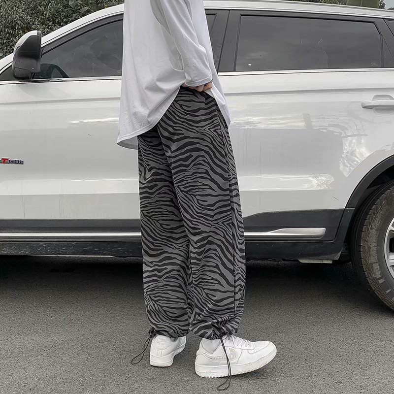 Personalized Zebra Striped Pants For Men Size M-3Xl