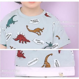 (100) Áo hè cotton khủng long Andi aj2use22