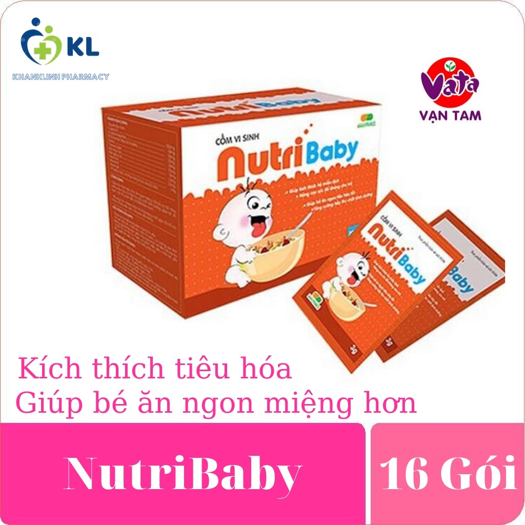 Cốm Vi Sinh NutriBaby-Kích thích tiêu hóa, giúp bé ăn ngon miệng hơn, tăng cân đều đặn