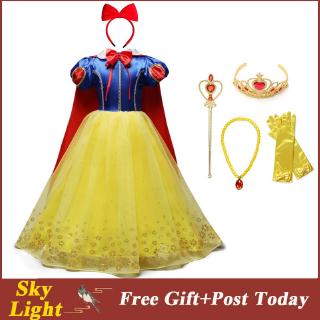 Đầm công chúa Bạch Tuyết cho bé gái