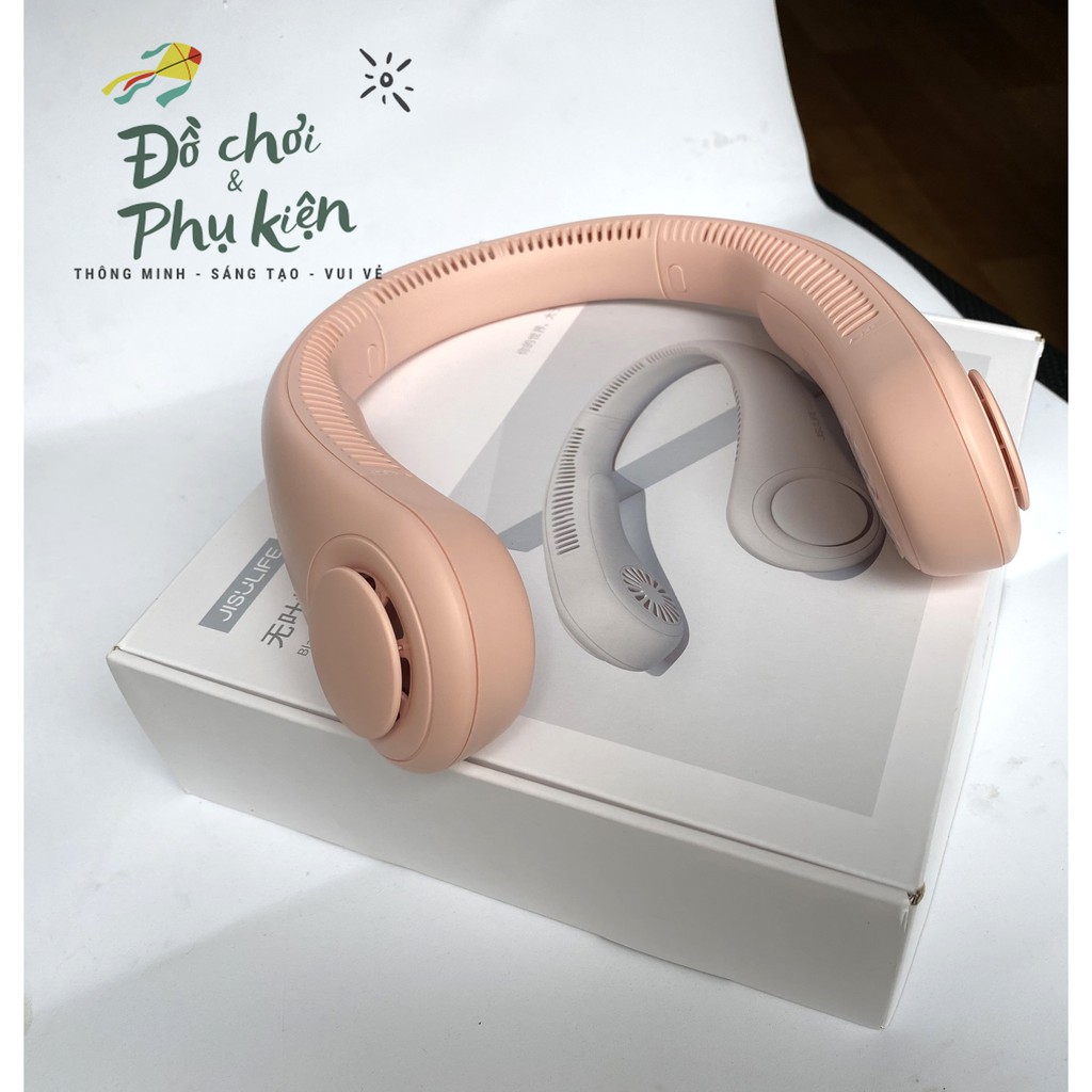 Quạt mini đeo cổ chính hãng JisuLife - Thiết kế vượt trội - Bảo hành chính hãng | BigBuy360 - bigbuy360.vn