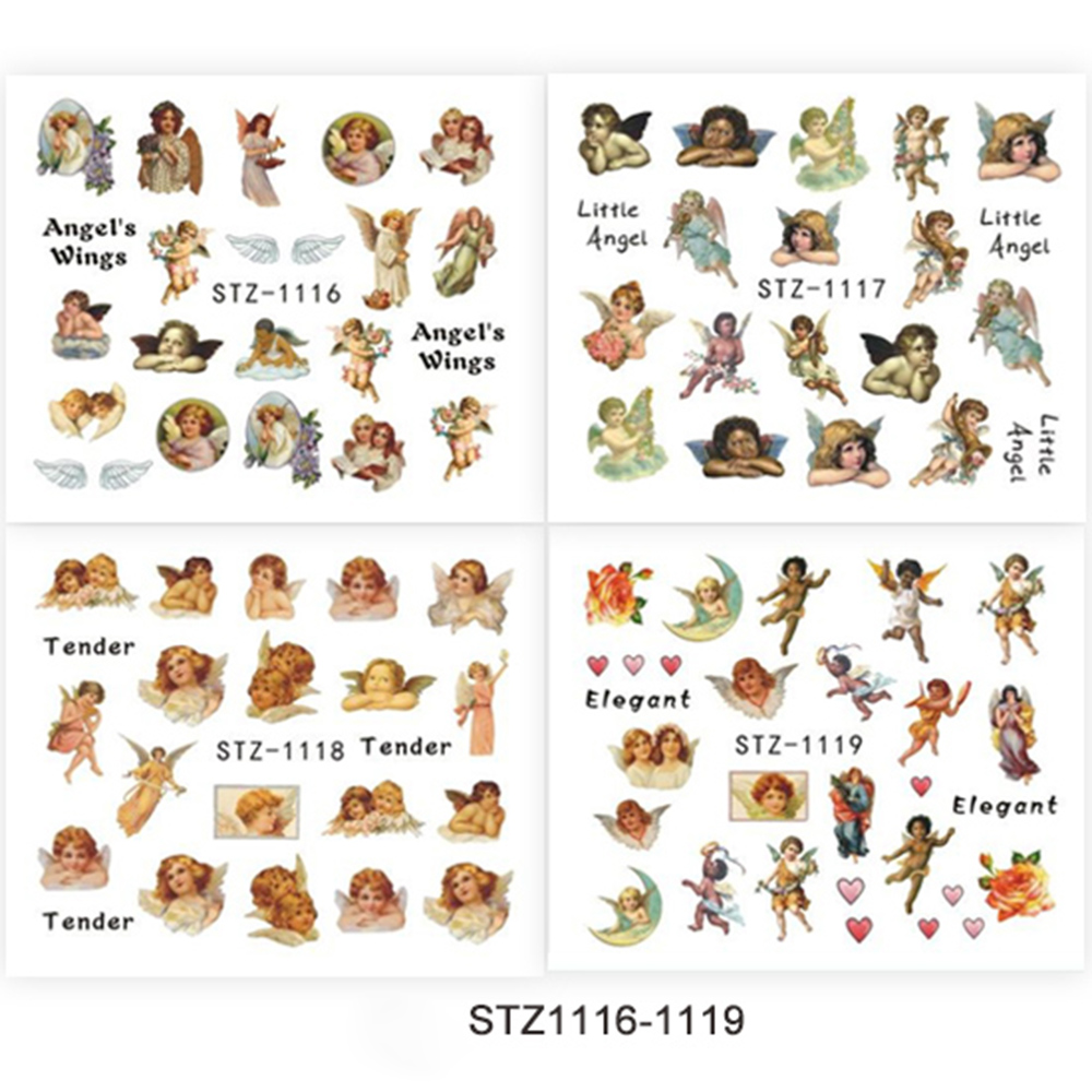 Phụ Kiện Sticker Trang Trí Móng Tay DIY Hình Rắn Và Cánh Thiên Thần Dễ Thương