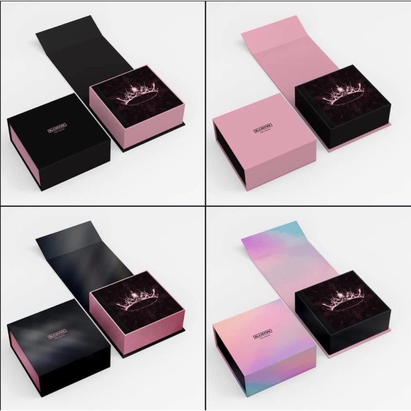 SẴN - Blackpink The album hộp Đựng Hồng Đen