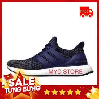[Tặng Quà] Giày Thể Thao Ultra Boost Xanh Tím Than Fullbox