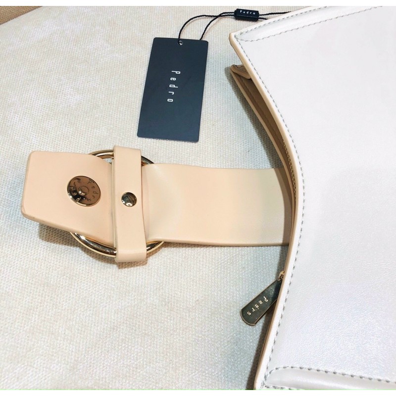 [Mã WAST10K giảm 10K đơn bất kỳ] [PW2-75060042] Túi Xách Kẹp Nách PD BUCKLED SHOULDER BAG LÓT TRONG DA LỘN