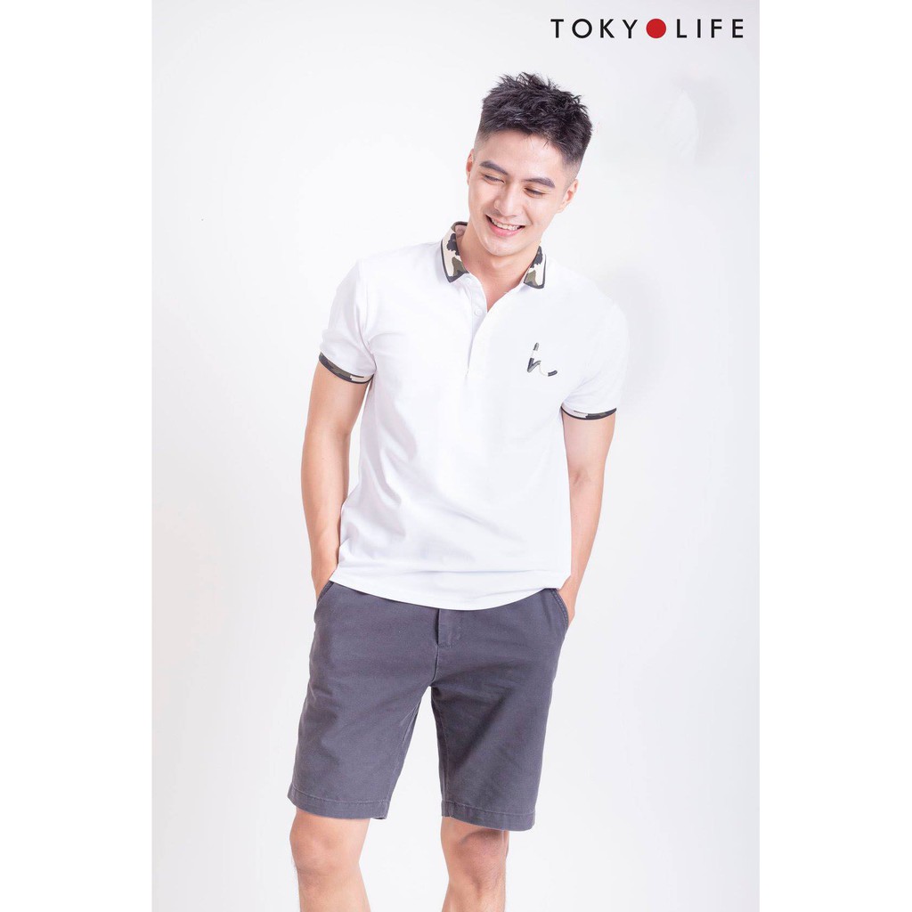 [Mã WABRTKL12 giảm 10% đơn 250K] Áo Polo Nam TOKYOLIFE cổ Đức phối màu E7POL002G