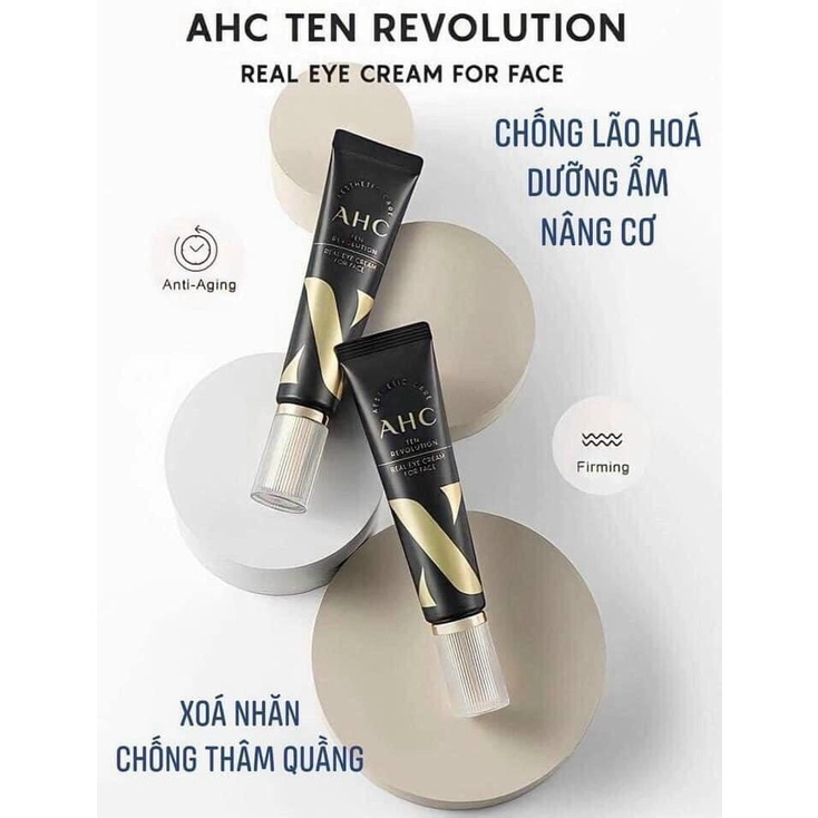 Kem Dưỡng Mắt AHC Ten Revolution Real Eye Cream For Face 30ml season 2022