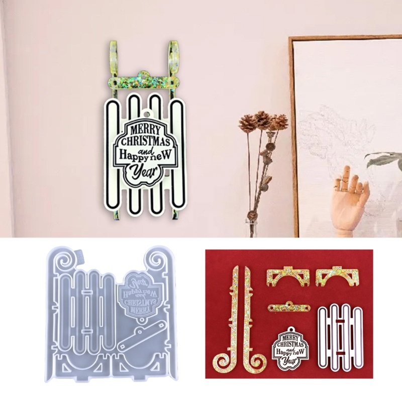 Sa Khuôn Silicon Làm Phụ Kiện Treo Trang Trí Giáng Sinh