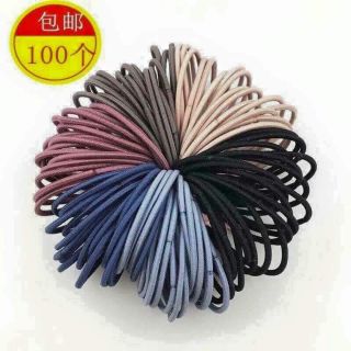 Sét dây buộc tóc 100 cái