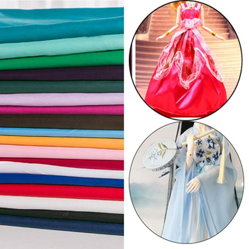 Vải Lụa Satin Màu Cầu Vồng Dùng May Quần Áo Búp Bê