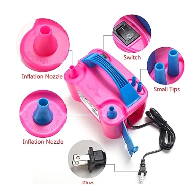 Bơm bong bóng bằng điện thuận tiện, dễ dàng trang trí
