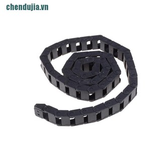 Dây xích bánh răng nhựa màu đen 10x15mm chuyên dụng cho máy phay cnc router