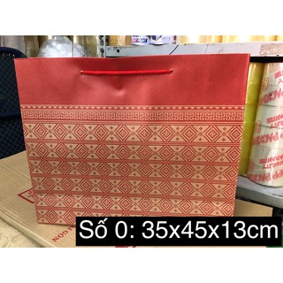 Túi giấy xi măng (kraft) ngang đựng quà các cỡ