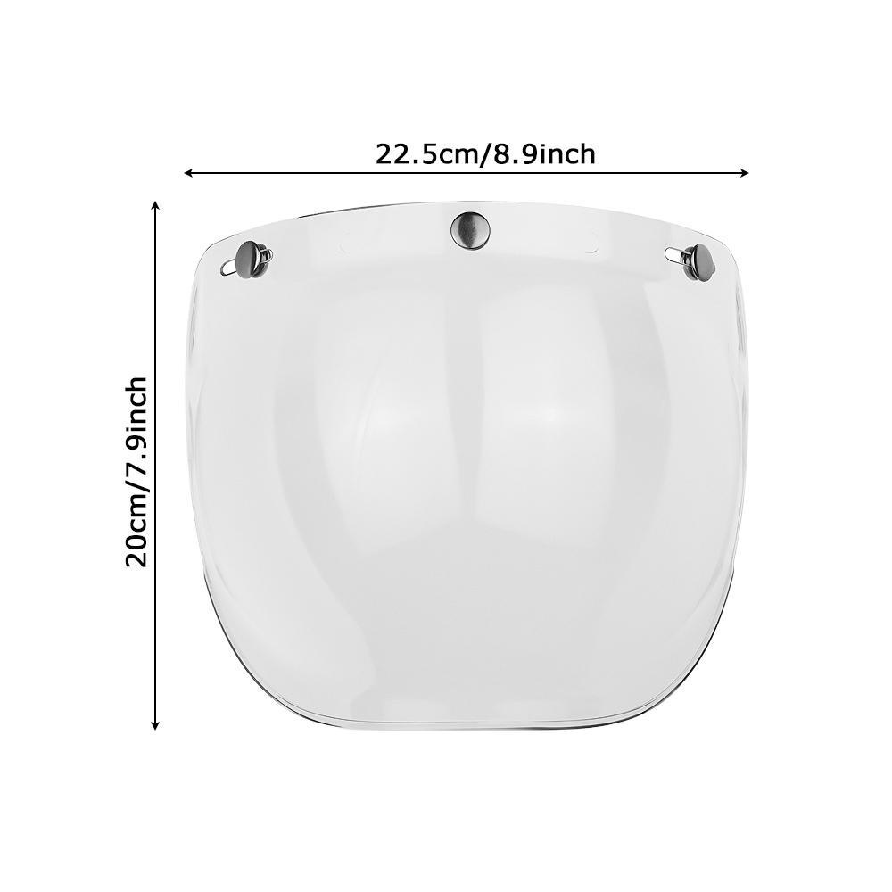 MUVAKO Tấm Chắn Bong Bóng Nhiều Màu Gắn Nón Bảo Hiểm Xe Máy