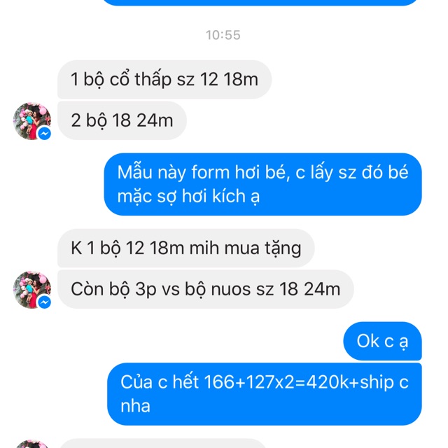 Quần áo bé c thuỳ linh