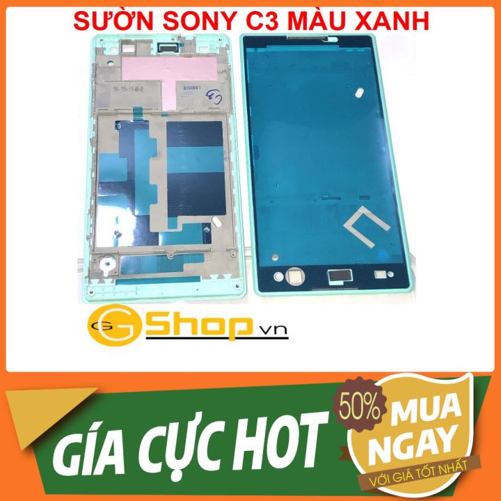 SƯỜN SONY C3 MÀU XANH