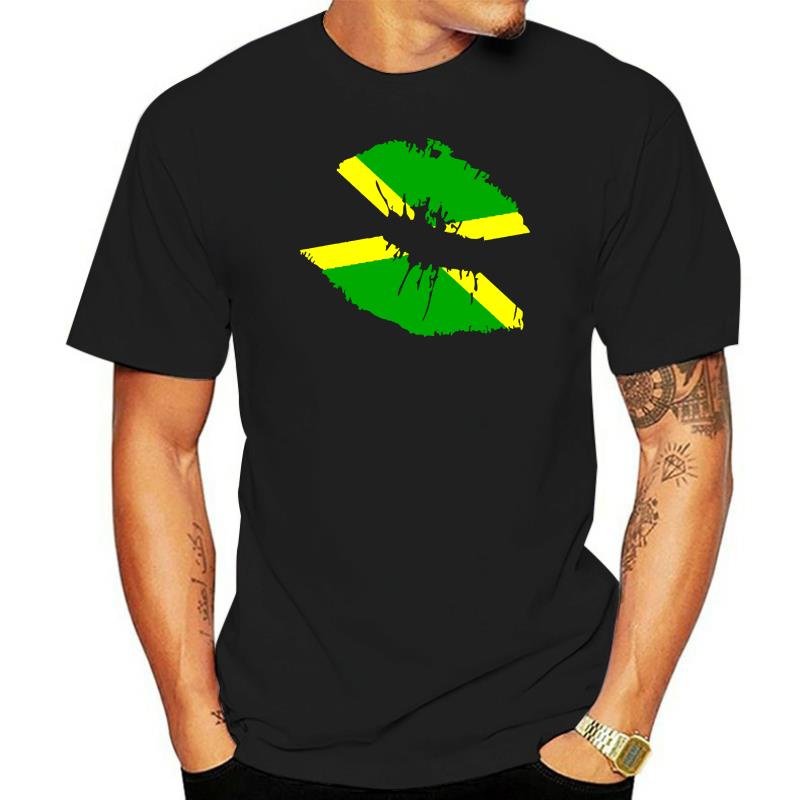 Cờ Jamaica Lips Country Pirde Jamaica Quốc tịch Áo thun nam