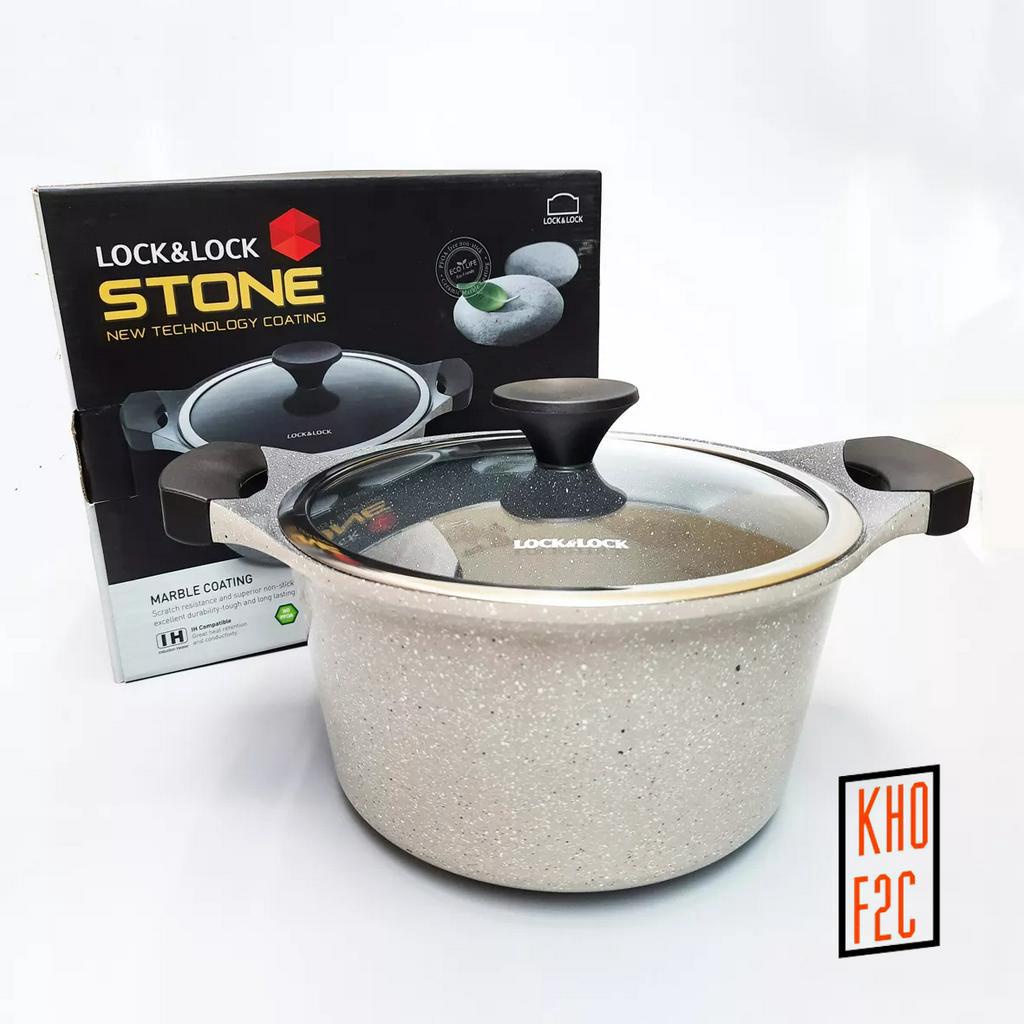 Nồi Đá Stone LCA6244D 24cm Chính Hãng Lòng Chống Dính Siêu Bền Đáy Từ