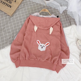 Áo Khoác Chống Nắng RABBIT GINNY | Chống Nắng Có Nón | Hàng Đẹp