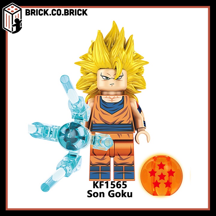 Dragon Ball Bảy Viên Ngọc Rồng Đồ chơi Lắp ráp Mới Nhất Son Goku Vegeta Vegetto Broli KF6142