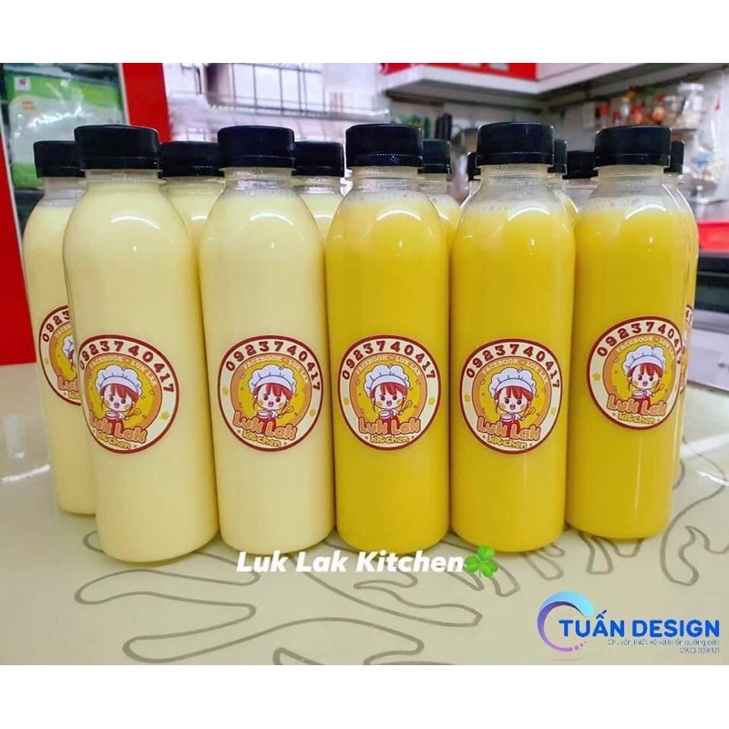 100 Chai nhựa tròn 330 ml fi 30