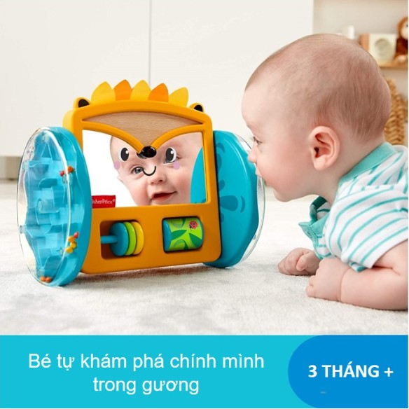 [Mã LIFEUPALL50K giảm 50K đơn 200K] Đồ Chơi FISHER PRICE Xe Nhím Con Kèm Gương GJW14