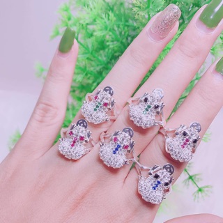 Nhẫn cóc bạc ta cho nữ