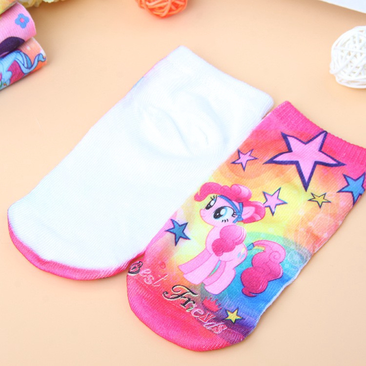 Vớ cotton in hình ngựa pony thời trang dễ thương cho bé trai và gái