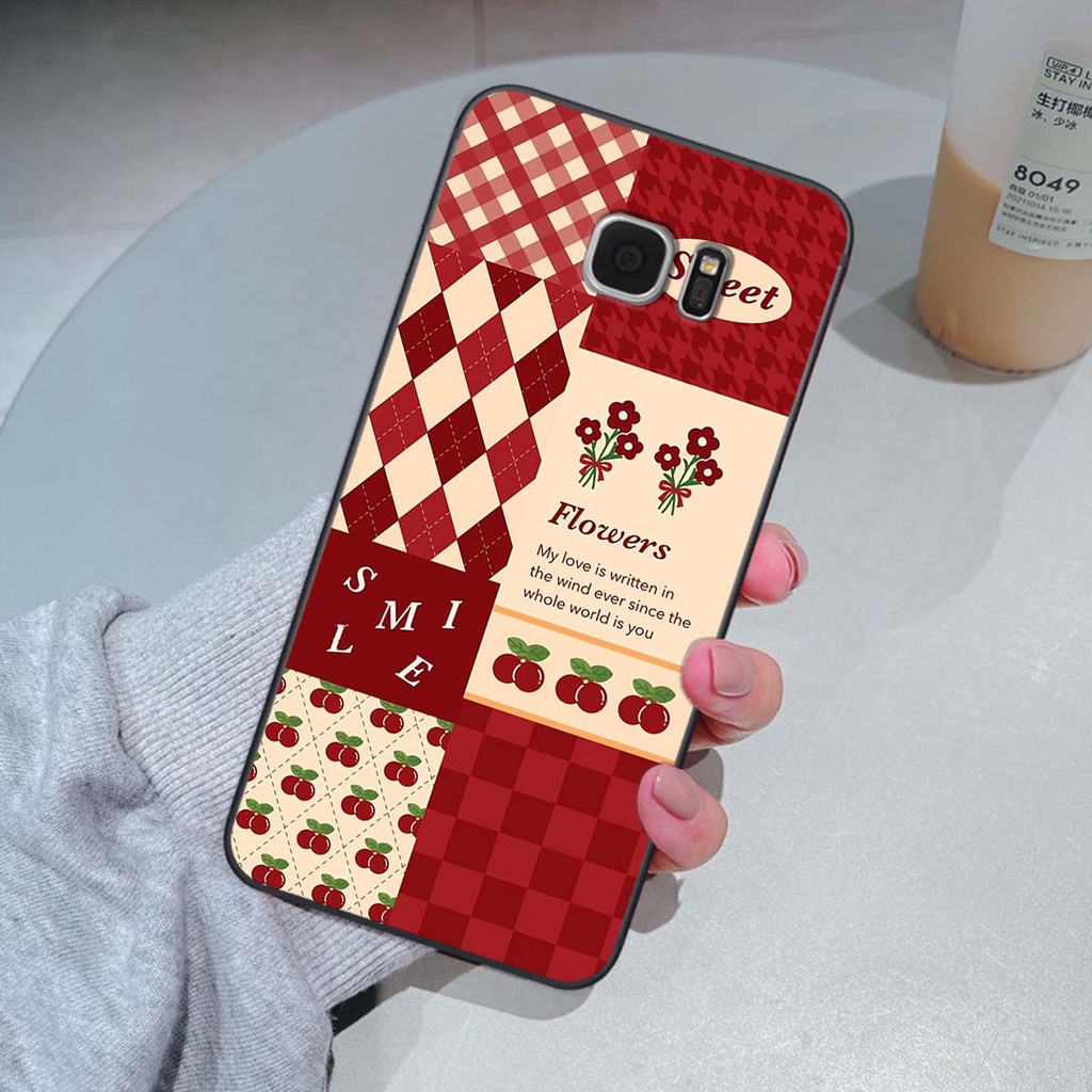 Ốp Samsung S6 / S6 EDGE / S7 / S7 EDGE họa tiết hoa, gấu thời trang, ốp dẻo bền đẹp