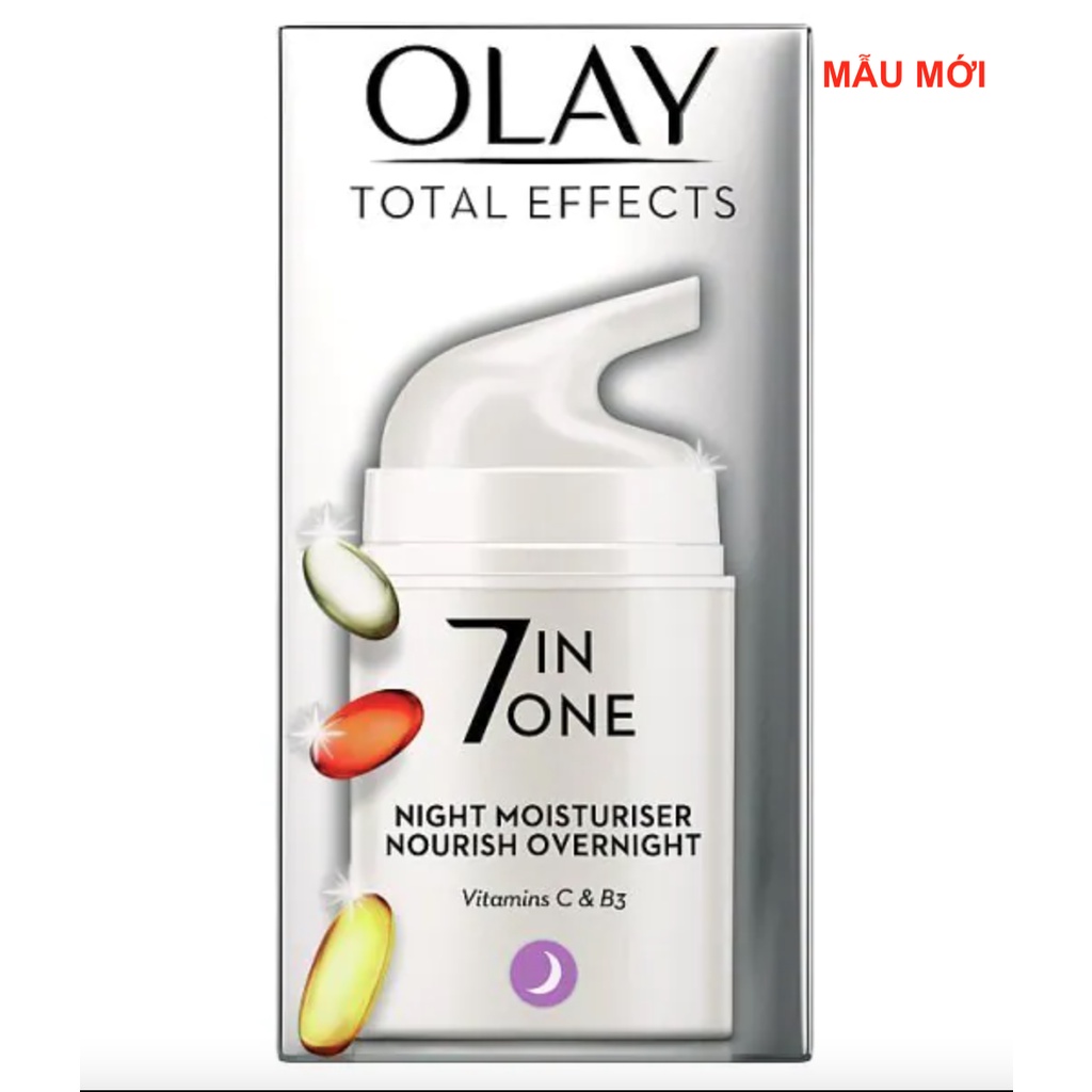 [HÀNG UK] Kem dưỡng da chống lão hoá Olay 7-in-1 Total Effects 50ml