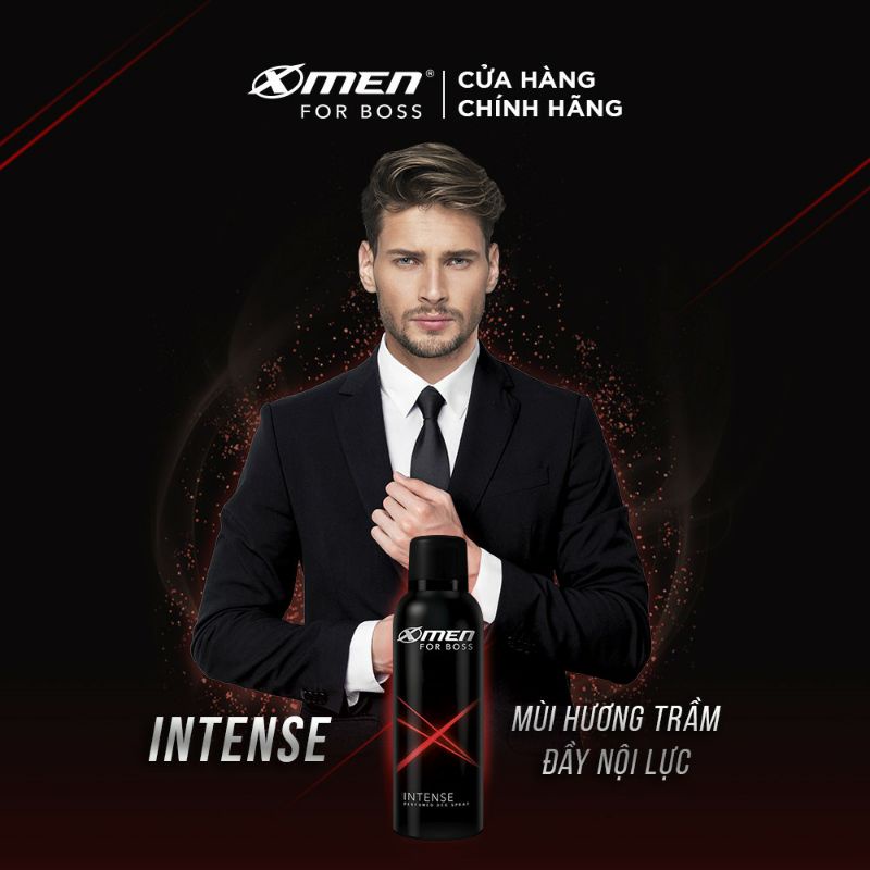 Xịt Khử Mùi Toàn Thân Xmen For Boss Hương Nam Tính Đẳng Cấp Và Sang Trọng