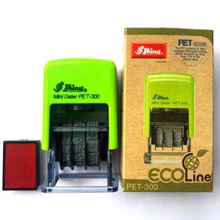 Dấu đóng ngày tháng năm có mực sẵn Shiny PET 300 ( S300 đóng ngày tháng năm 3mm ) Shiny Mini Dater