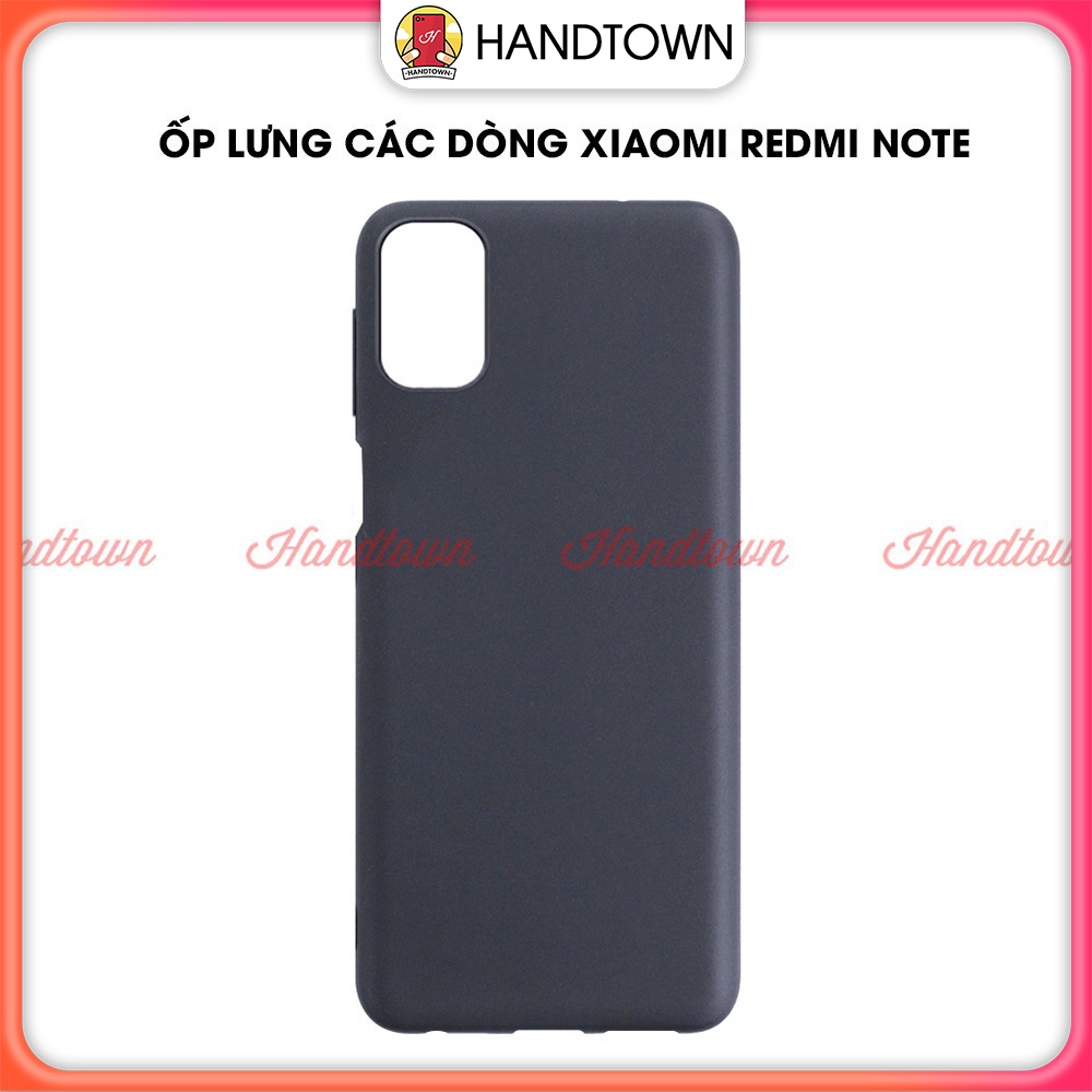 Ốp Lưng Xiaomi Redmi Note 10 10 Pro 8 9 9t 9s 9 Pro 5G 4G Dẻo Đen Bảo Vệ Máy