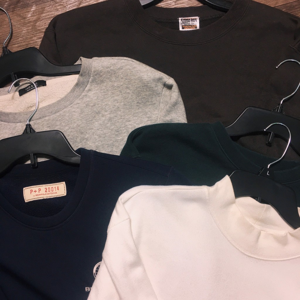 Áo thun sweater - [𝐅𝐑𝐄𝐄 𝐒𝐇𝐈𝐏] - dài tay secondhand (2hand) - vintage, cổ điển (inbox shop để chọn mẫu nhé) | BigBuy360 - bigbuy360.vn