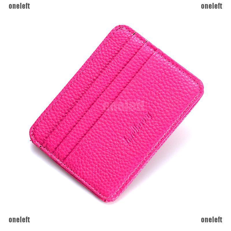 👗THỊNH HÀNH👗Mens Leather Card Slim Bank Credit Card ID Card Holder Case Bag Wallet Holder