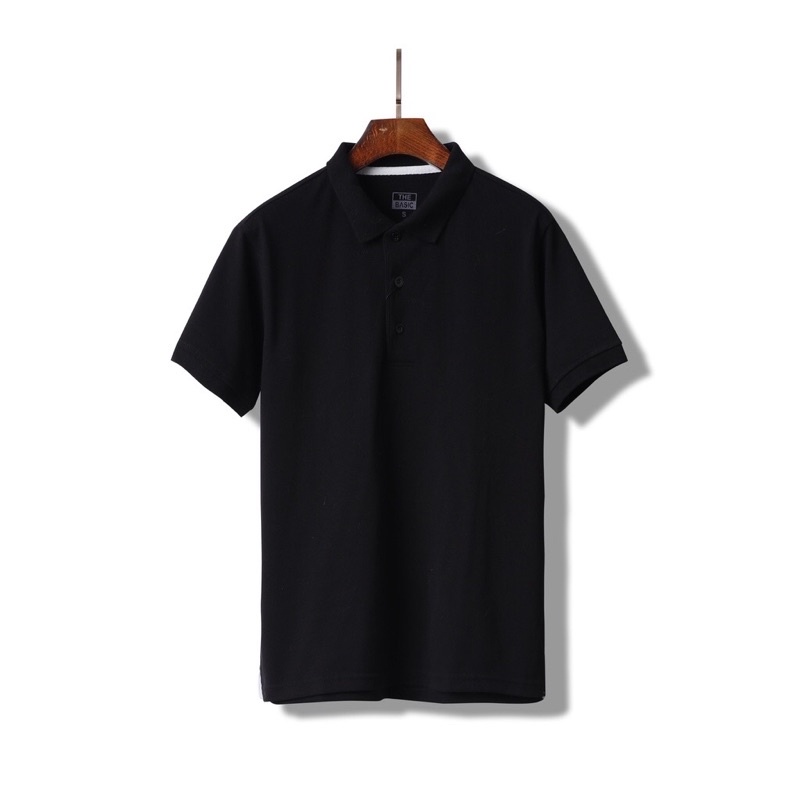 Áo phông polo nam form vừa VNXK cotton gai cá sấu | BigBuy360 - bigbuy360.vn
