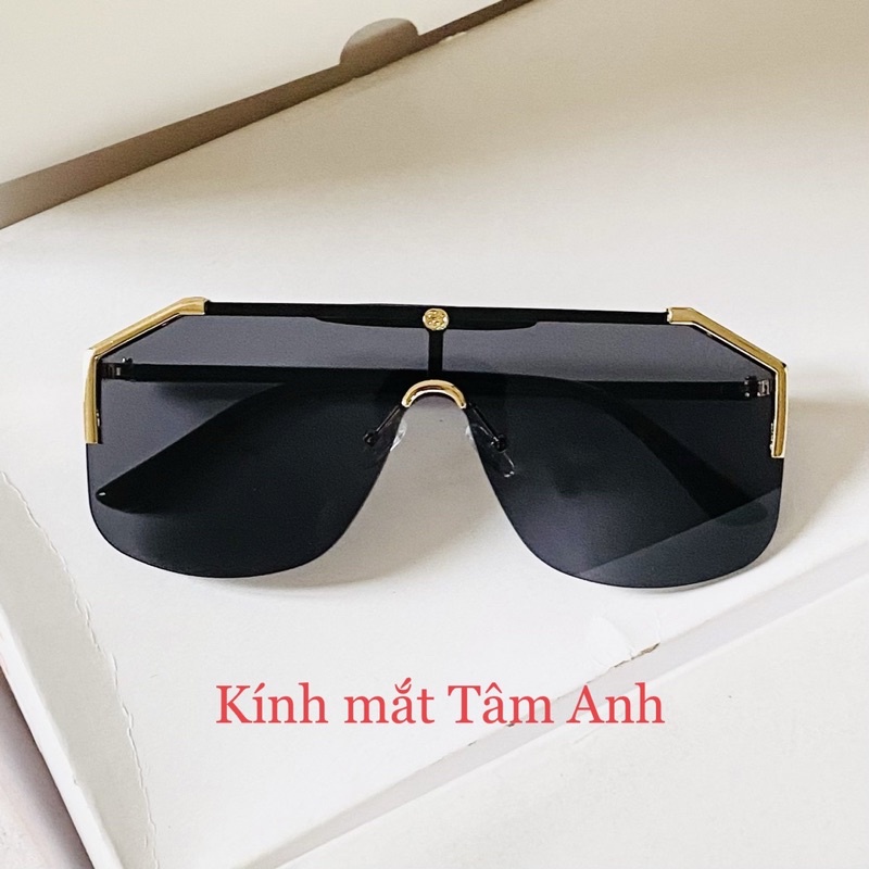 Kính mát thời trang nam nữ   mắt vuông chống UV400 chống bụi đi đường màu sắc thời trang