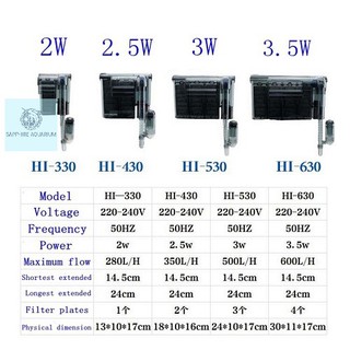 Lọc thác bể cá Leecom HI-630