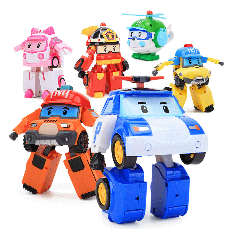 ô tô đồ chơi Đồ chơi xe robot biến hình ROBOCAR POLI dành cho bé