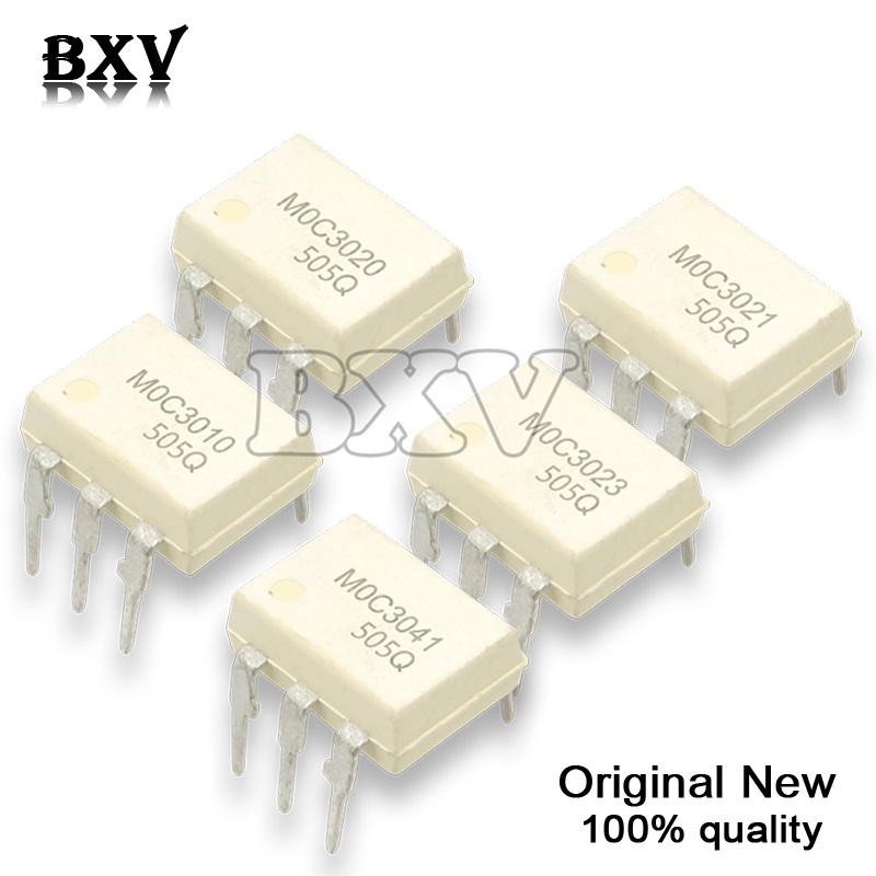 Bộ 10 Linh Kiện Điện Tử Moc3020 Moc3021 Moc3022 Moc3023 Moc3041 Moc3043 Moc3052 Moc3061 Moc3062 Moc3063 Dip6 Dip6 Dip