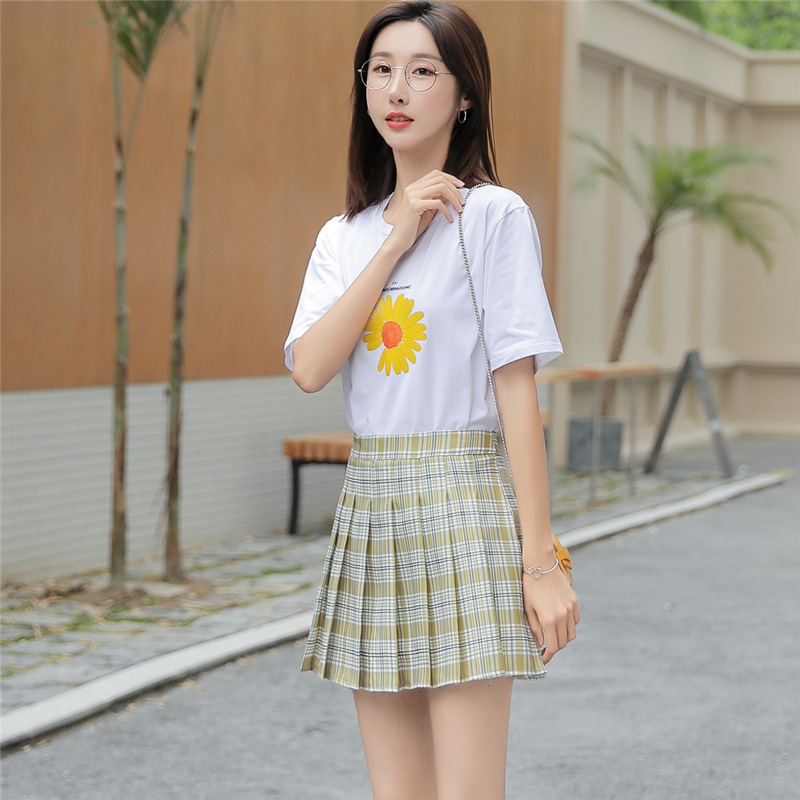 Chân Váy Chữ A Lưng Cao Phong Cách Hàn Quốc Cho Nữ | BigBuy360 - bigbuy360.vn