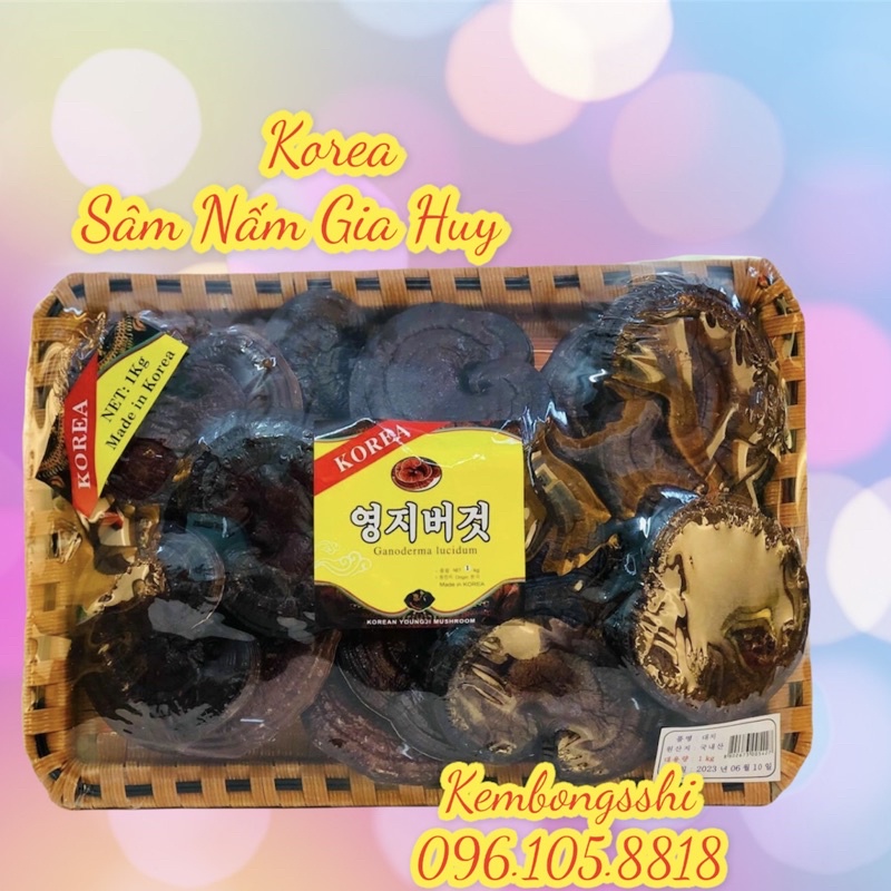 [HÀNG MỚI] Nấm linh chi Đỏ dạng khay HÀN QUỐC[DUY NHẤT HÔM NAY] [SALE LỚN]
