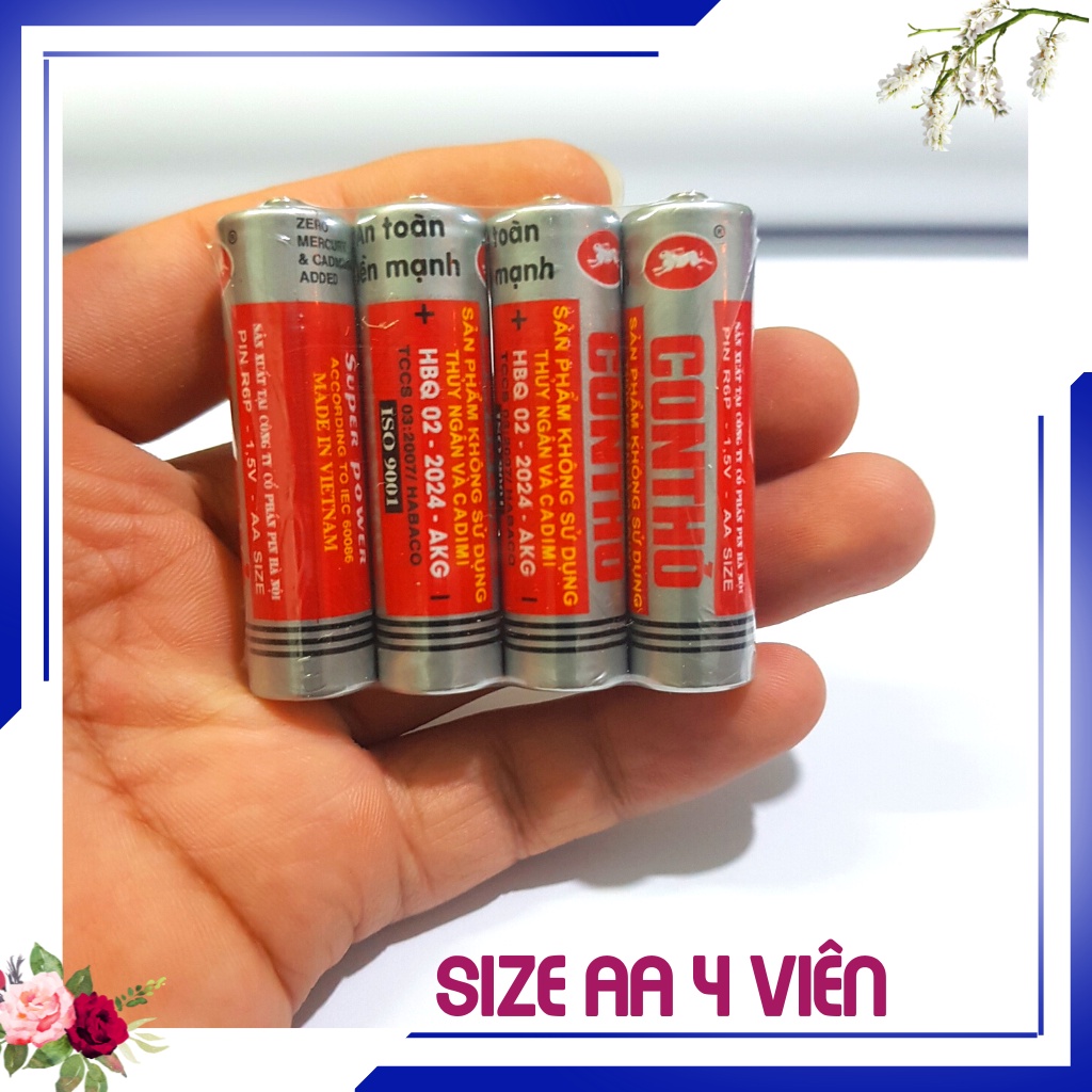 Pin con Thỏ , Pin tiểu loại to size AA  và loại nhỏ size AAA  1.5V dùng cho đồ chơi, điều khiển - MiniKids