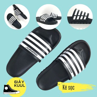 Dép quai ngang Asia kẻ sọc - Giày KUUL