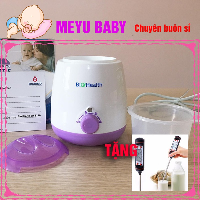 Máy hâm sữa 3 chức năng Bio heth tặng nhiệt kế đo nước