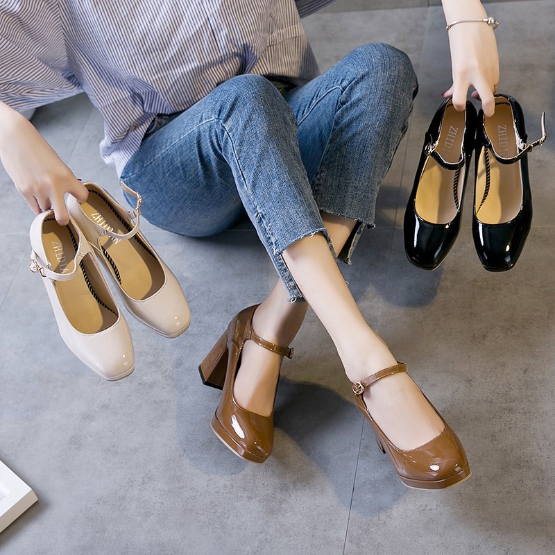 Giày Cao Gót Ulzzang Thời Trang Nữ