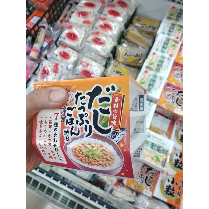 Đậu tương natto lên men Dashi Tapurigohan Natto  147g