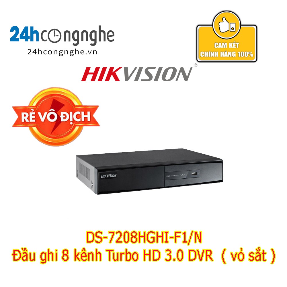 Đầu ghi hình 4 kênh Hikvision DS-7204HGHI-F1